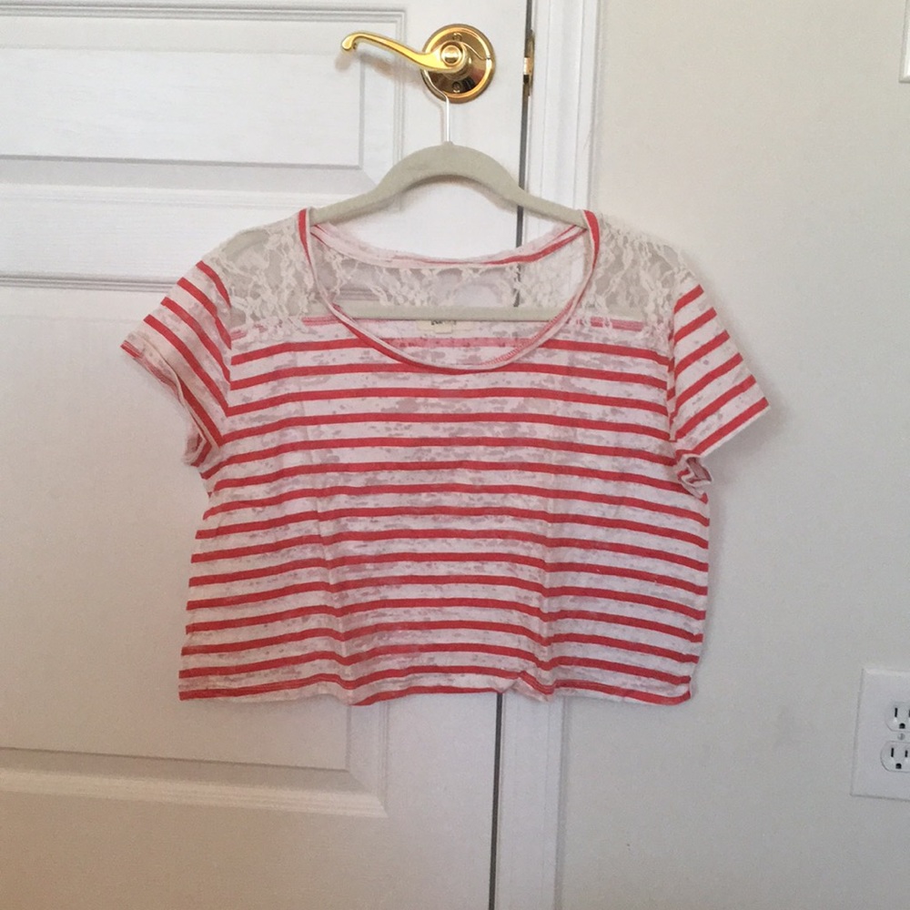 Stripe crop top